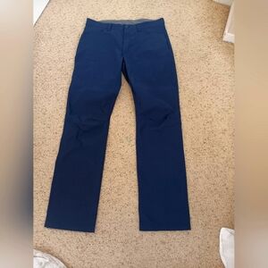 New Eddie Bauer Fleece Lined Tech Pant Men’s 34x 34 Navy